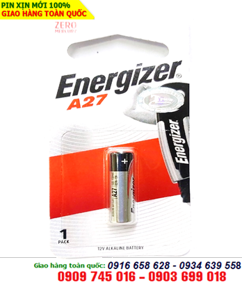 Energizer A27; Pin Remote 12V Energizer A27/MN27 Alkaline chính hãng